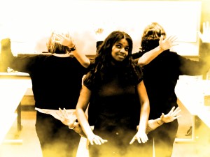 Teachers create tableaux vivants for short films about the 